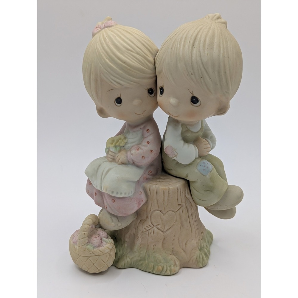 Prescious Moments Figurines Lot Of 3 He Watches -Love One Another-Love Lifted Me - Picture 7 of 16